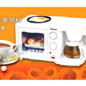 麦景图多功能早餐机、美式滴漏咖啡机、电煎盘 、烤箱三合一 