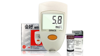 台湾进口 会好袖珍型血糖测试仪家用测血糖