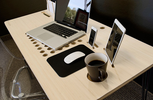 秉承苹果设计理念的办公桌