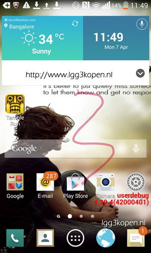LG G3界面图曝光